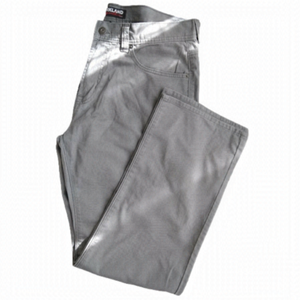 Kirkland 36x32 Signature Men's Grey Cotton Casual Pants  Chino